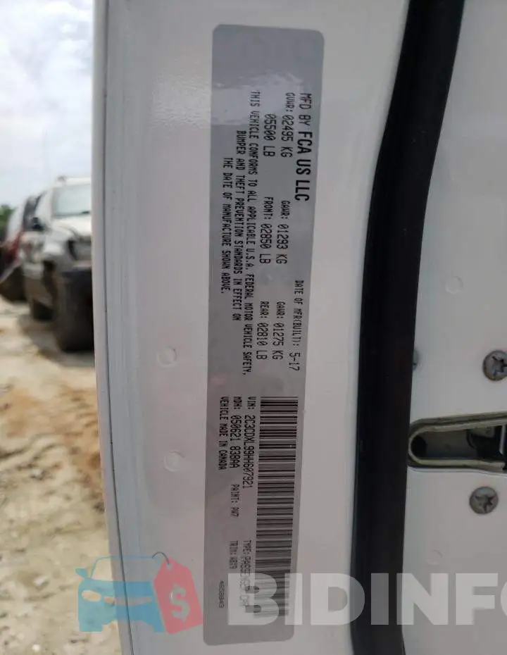 2C3CDXL99HH607921 Photo# 10