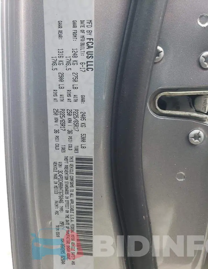 3C4PDCAB0HT676046 Photo# 10