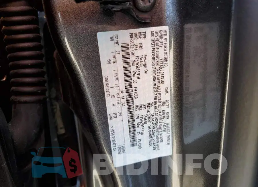 1FADP3E29HL294829 Photo# 10
