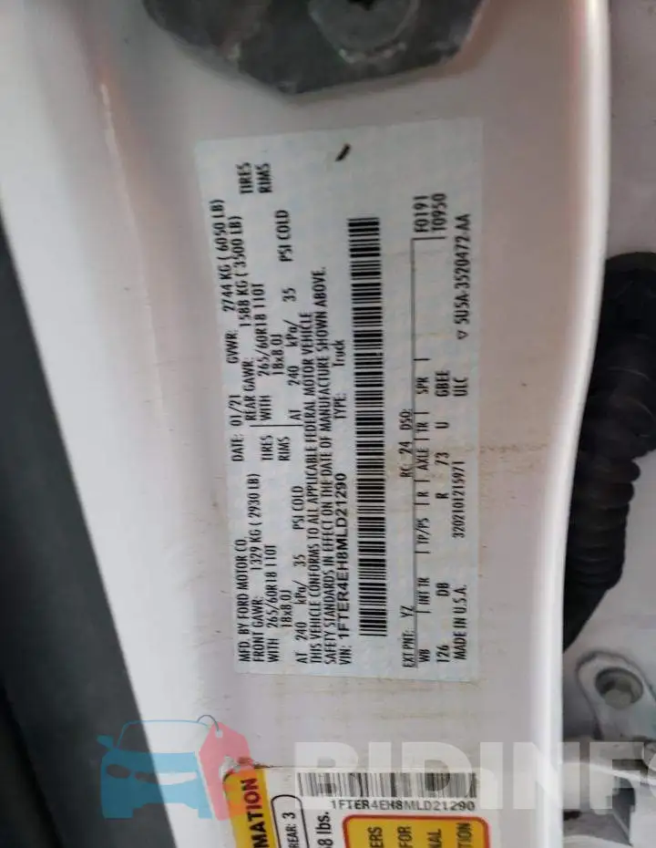 1FTER4EH8MLD21290 Photo# 10