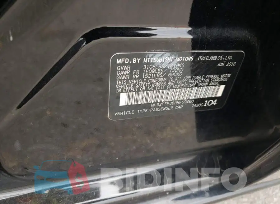 ML32F3FJ8HHF09460 Photo# 10