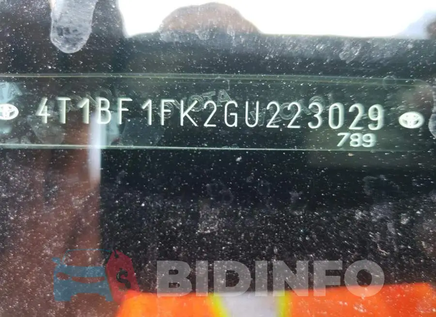 4T1BF1FK2GU223029 Photo# 10