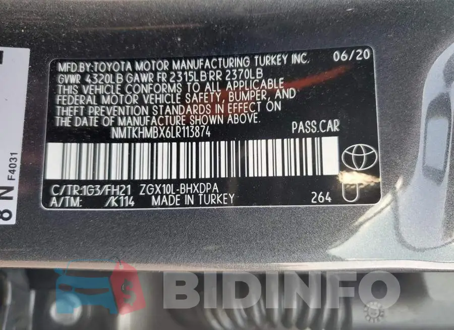 NMTKHMBX6LR113874 Photo# 10