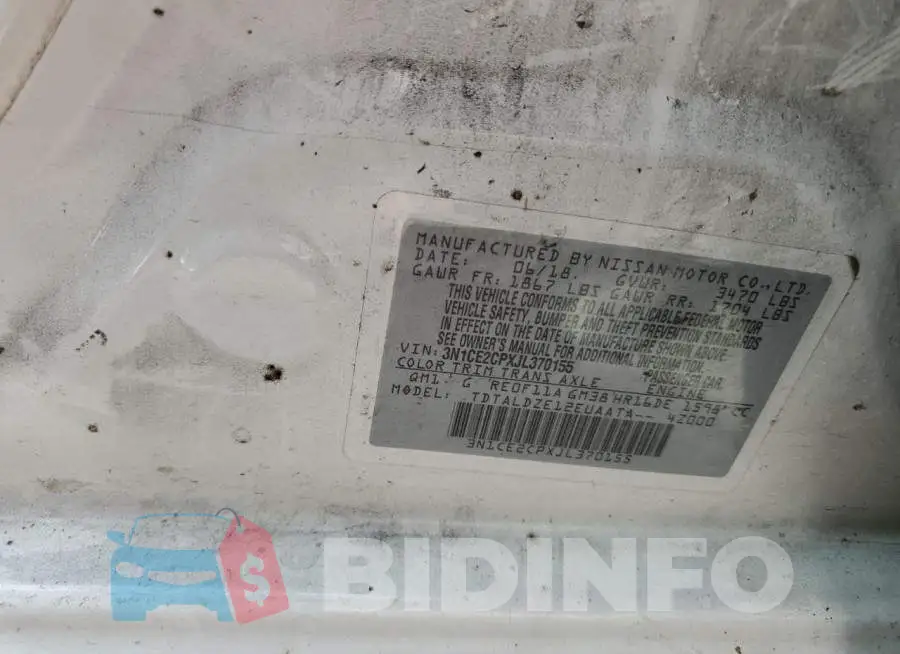 3N1CE2CPXJL370155 Photo# 10