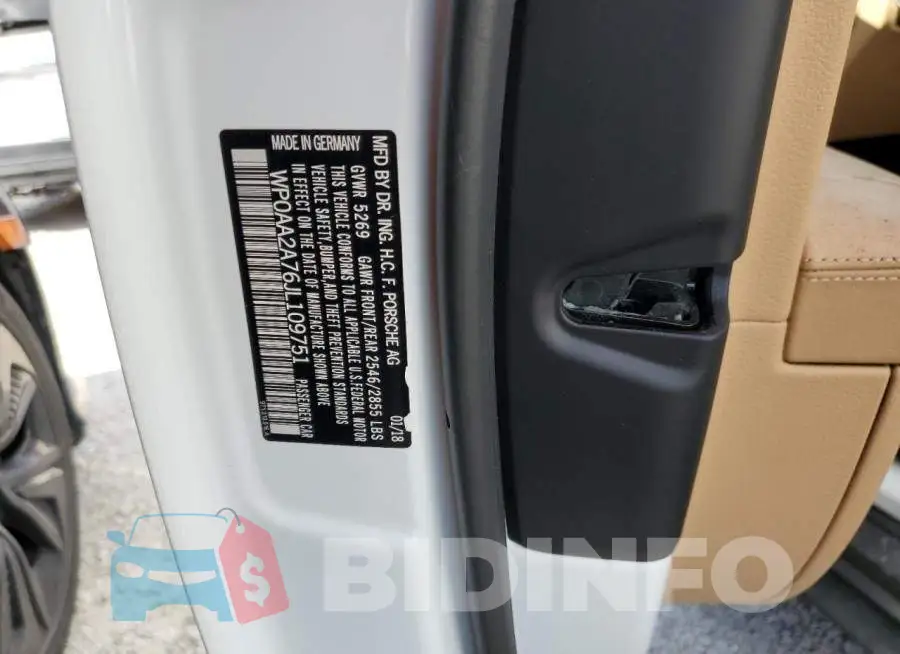 WP0AA2A76JL109751 Photo# 10