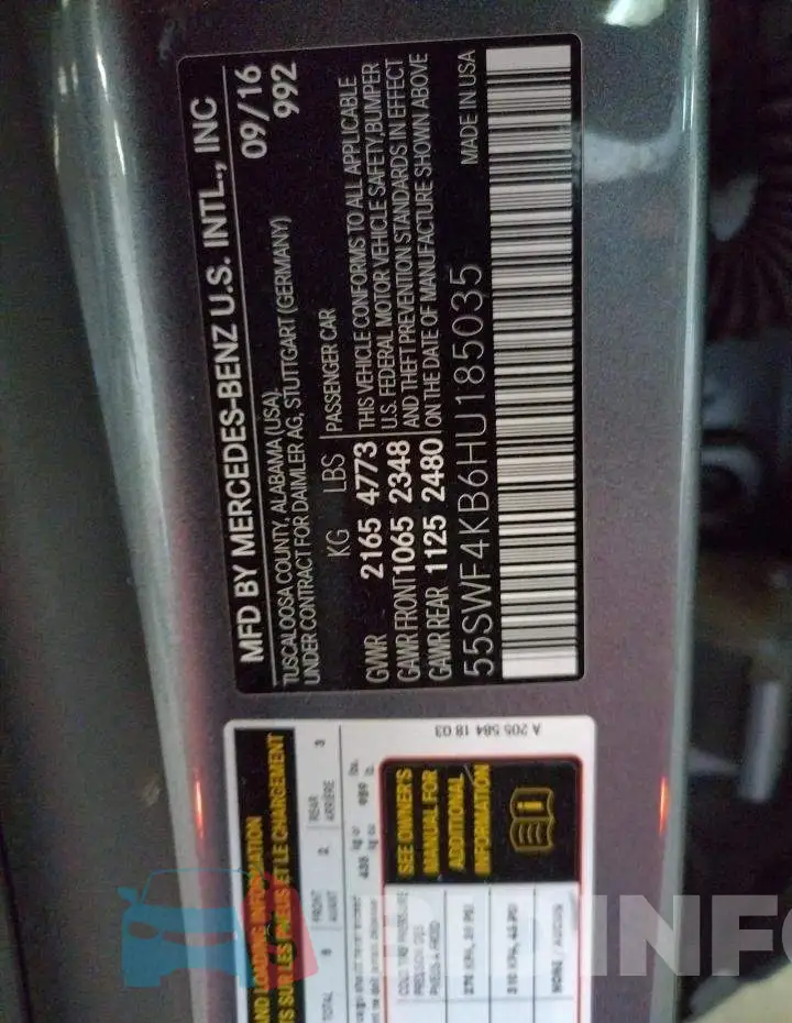 55SWF4KB6HU185035 Photo# 10