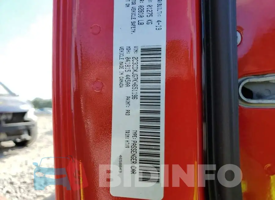 2C3CDXJG7KH651196 Photo# 10