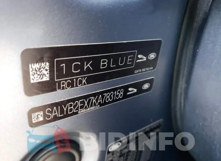 SALYB2EX7KA783158 Photo# 10