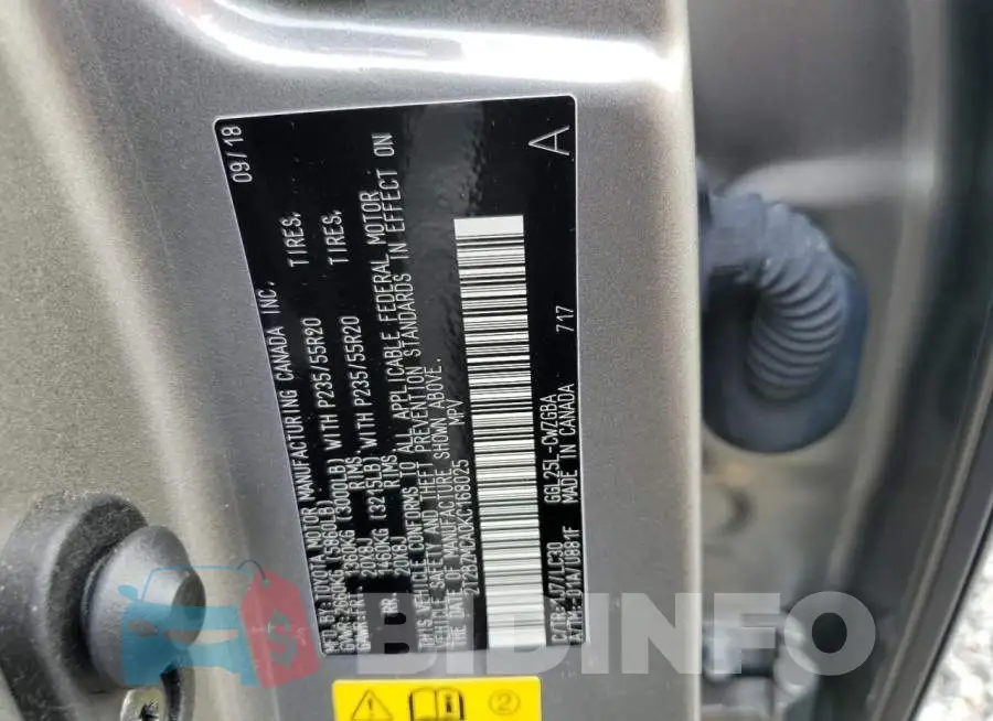 2T2BZMCA0KC168025 Photo# 10