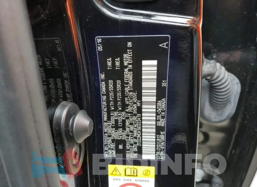 2T2ZZMCA1GC023419 Photo# 13