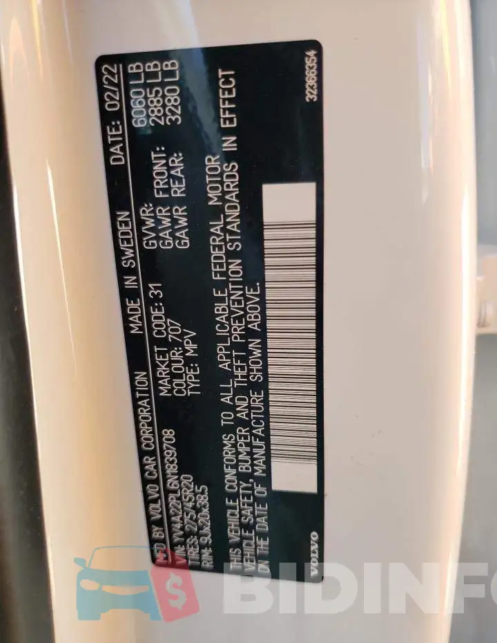 YV4A22PL6N1839708 Photo# 10