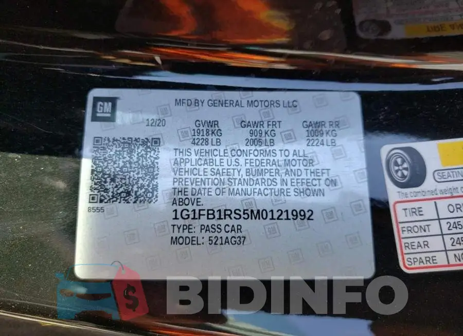 1G1FB1RS5M0121992 Photo# 10