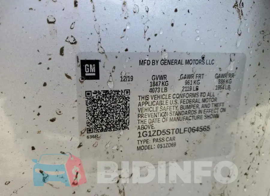 1G1ZD5ST0LF064565 Photo# 10