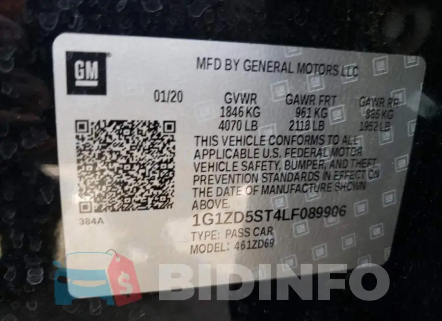 1G1ZD5ST4LF089906 Photo# 12