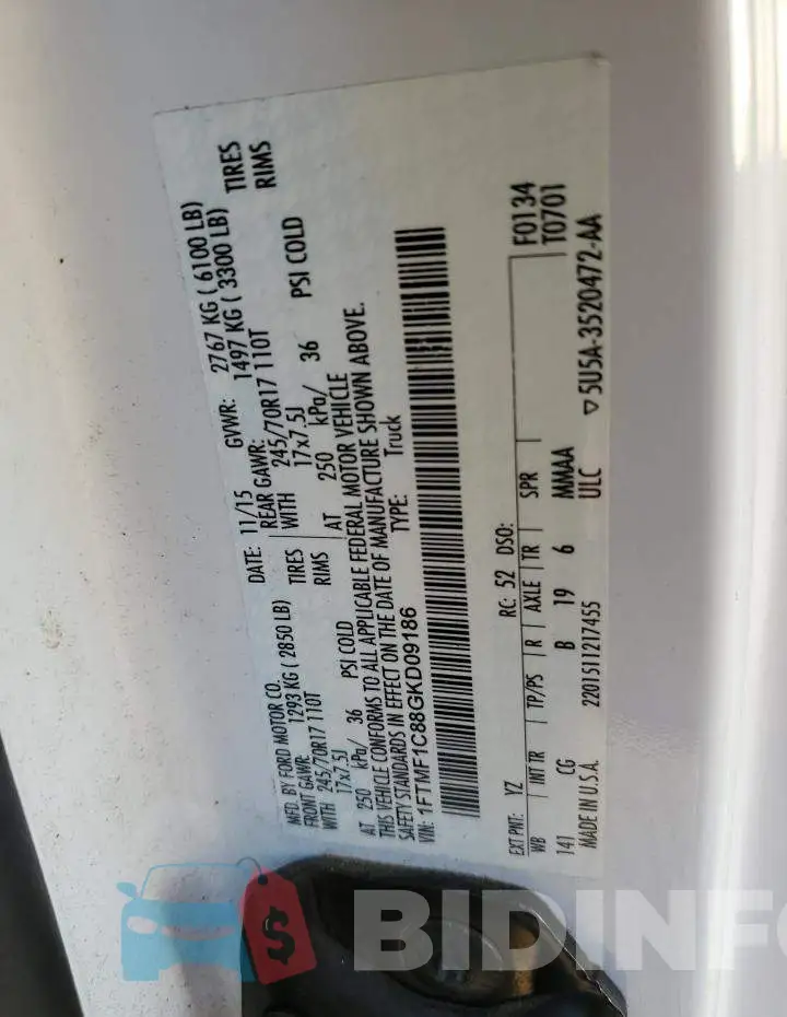 1FTMF1C88GKD09186 Photo# 10