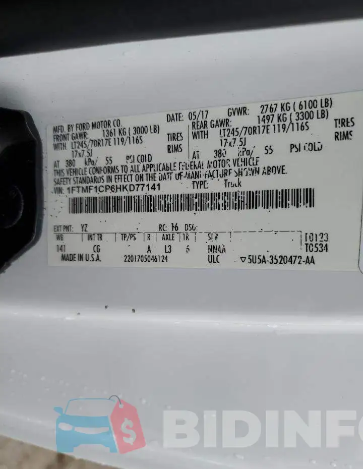 1FTMF1CP6HKD77141 Photo# 10