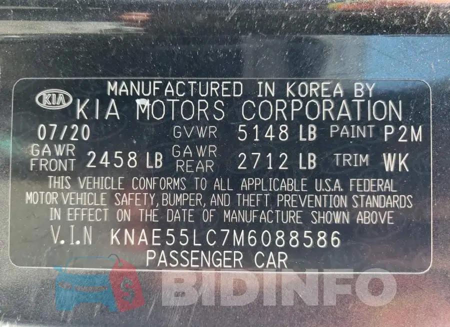 KNAE55LC7M6088586 Photo# 10
