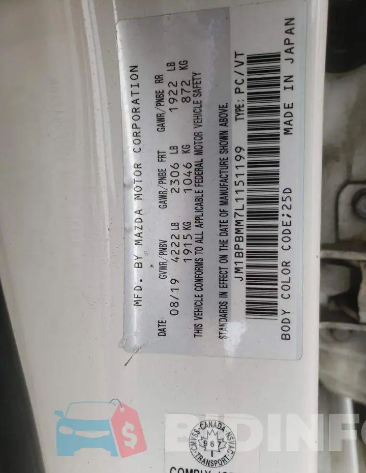 JM1BPBMM7L1151199 Photo# 10