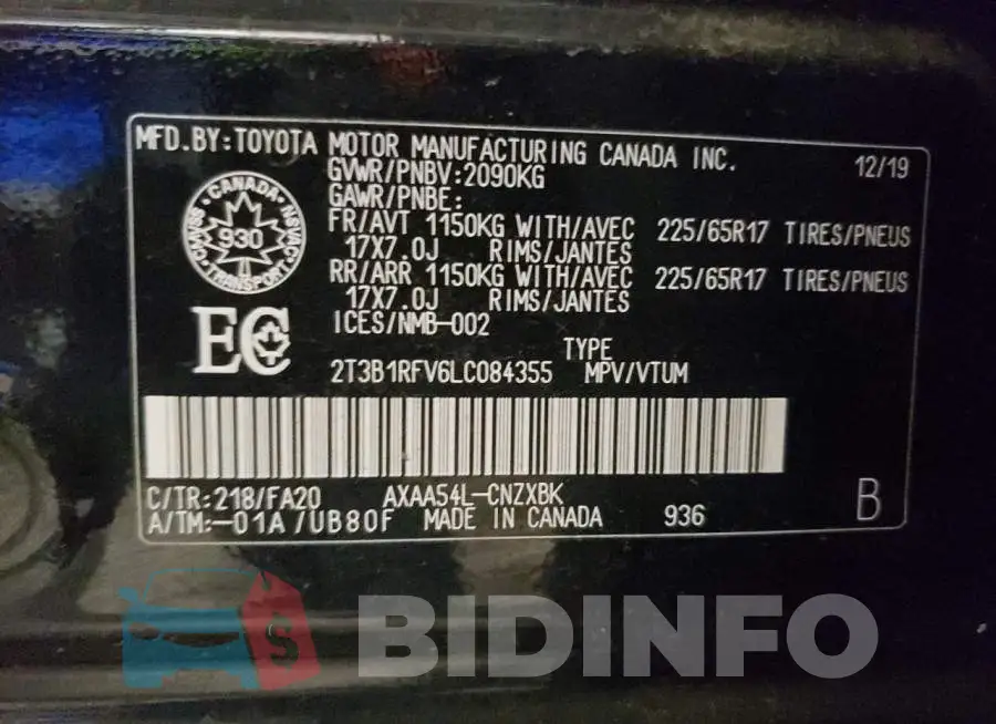 2T3B1RFV6LC084355 Photo# 10