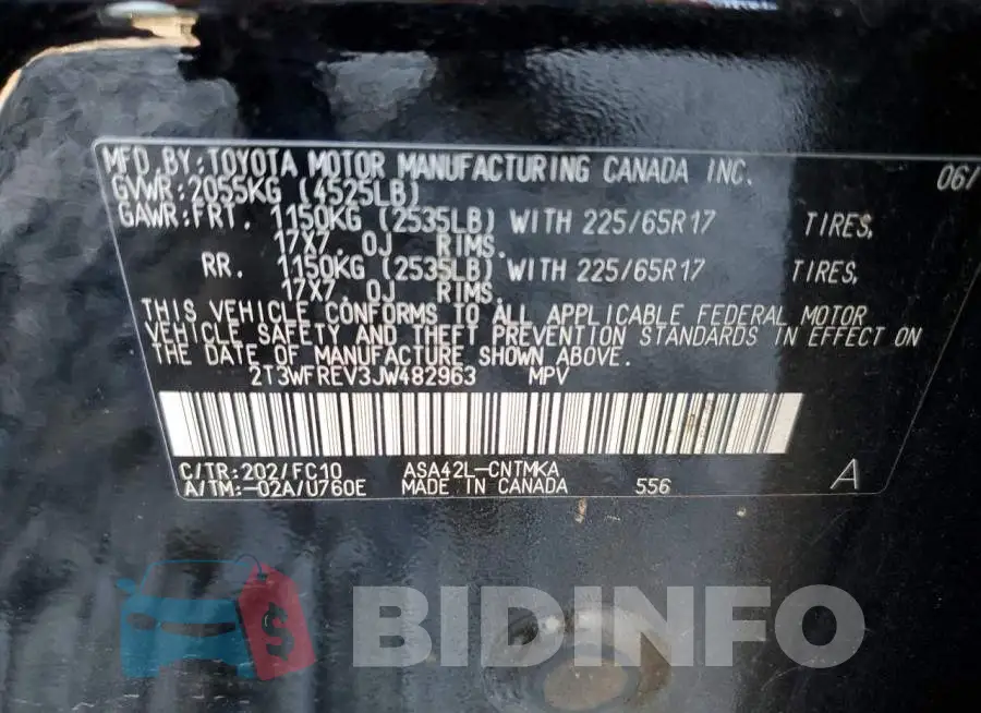 2T3WFREV3JW482963 Photo# 10