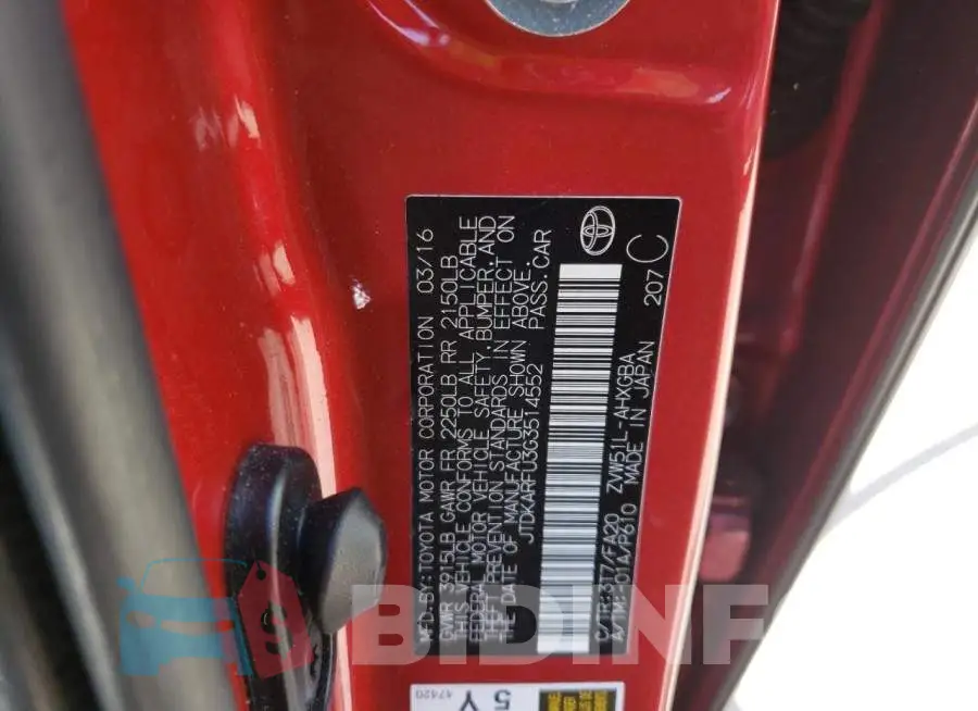 JTDKARFU3G3514552 Photo# 10