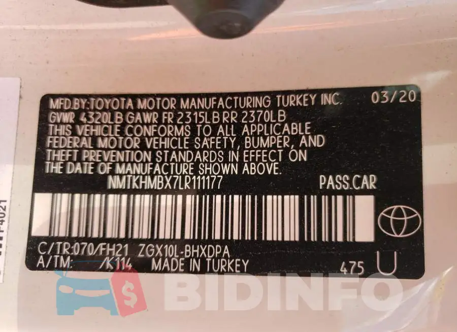 NMTKHMBX7LR111177 Photo# 10