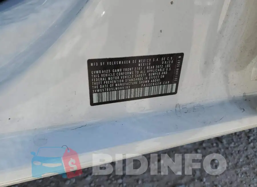 3VWG57BU5LM089183 Photo# 10