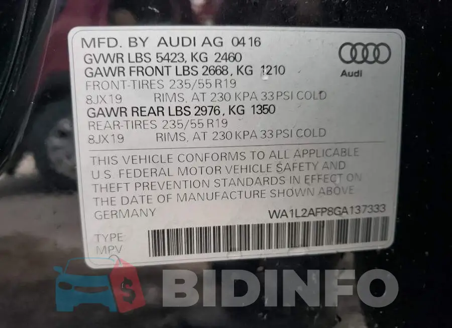 WA1L2AFP8GA137333 Photo# 10