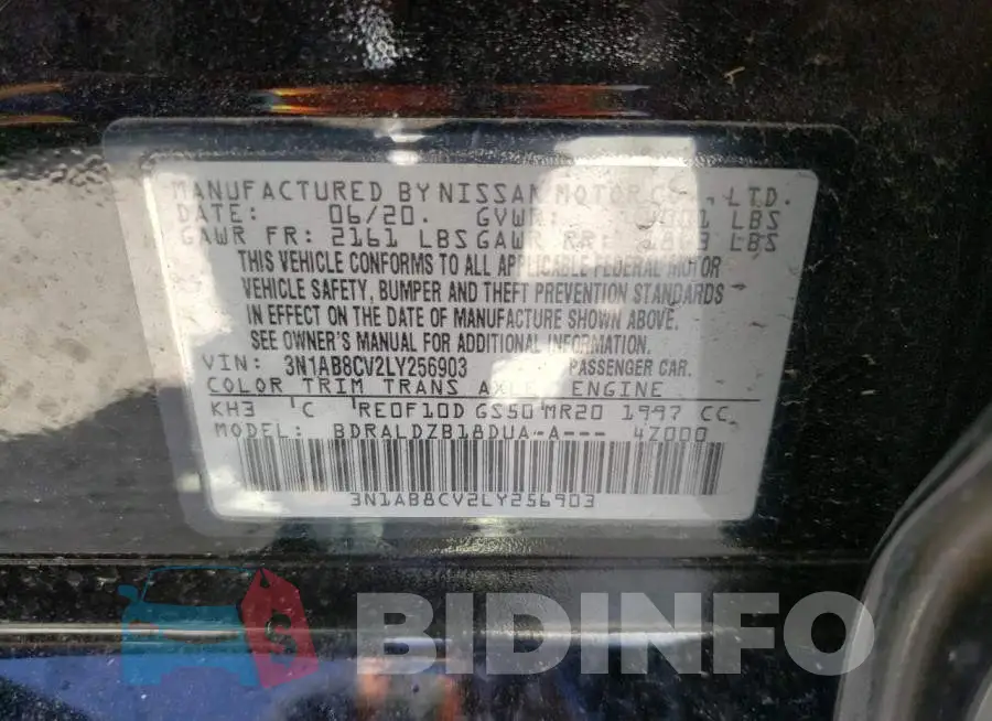3N1AB8CV2LY256903 Photo# 10