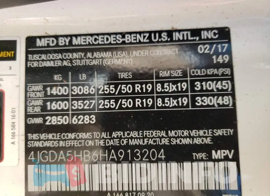 4JGDA5HB6HA913204 Photo# 10