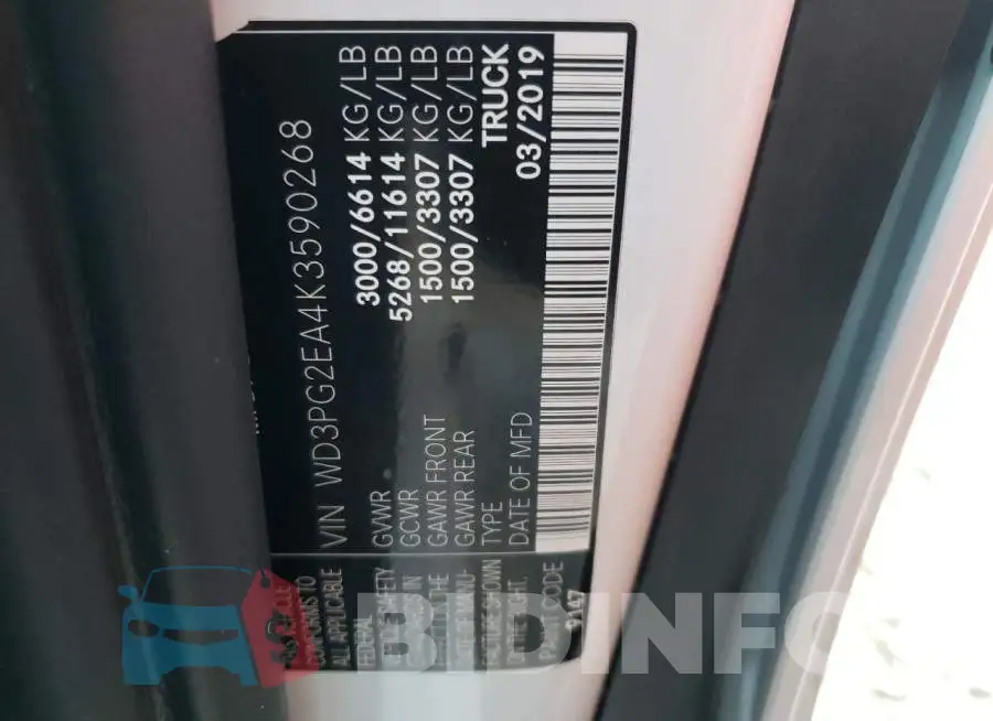 WD3PG2EA4K3590268 Photo# 10