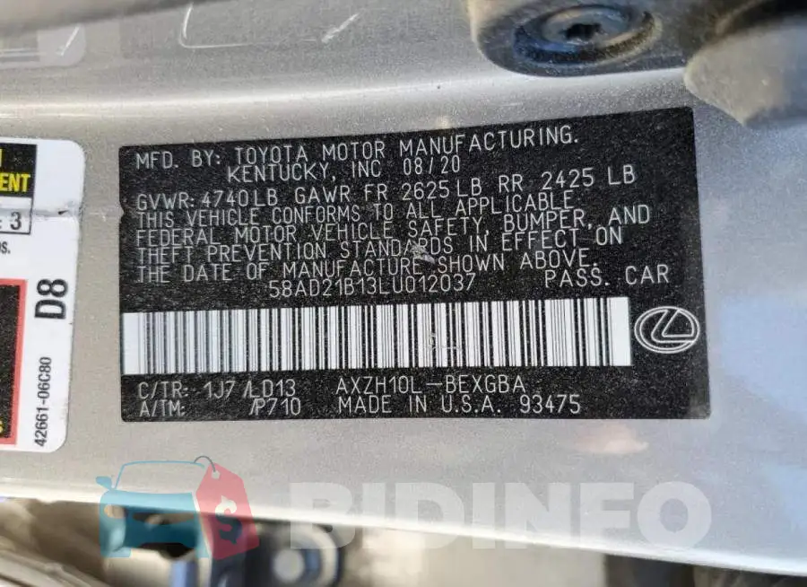 58AD21B13LU012037 Photo# 10