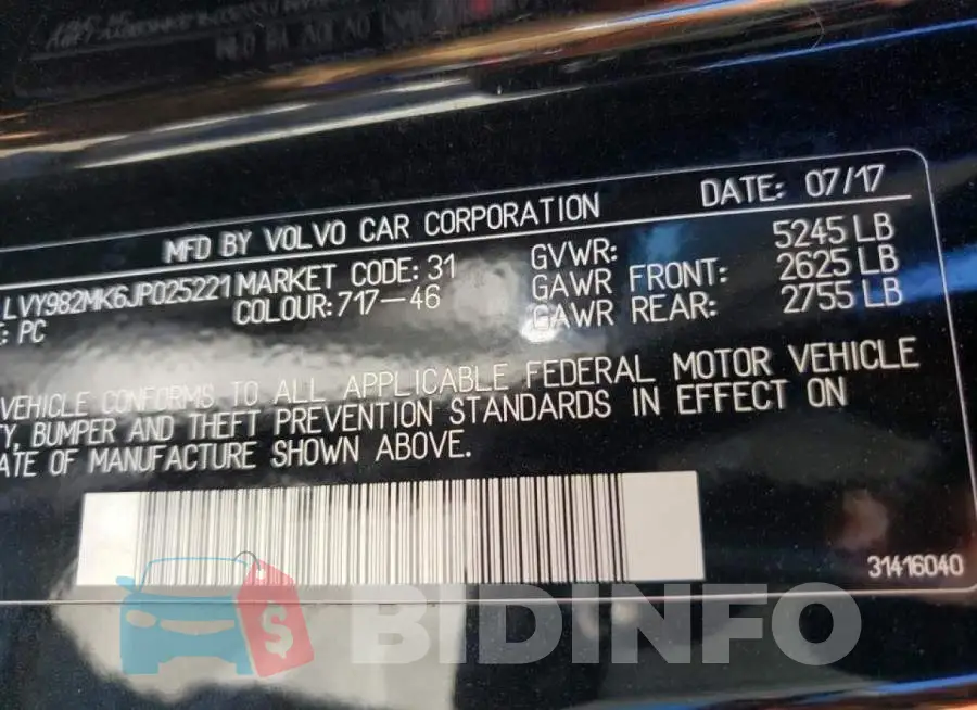 LVY982MK6JP025221 Photo# 10