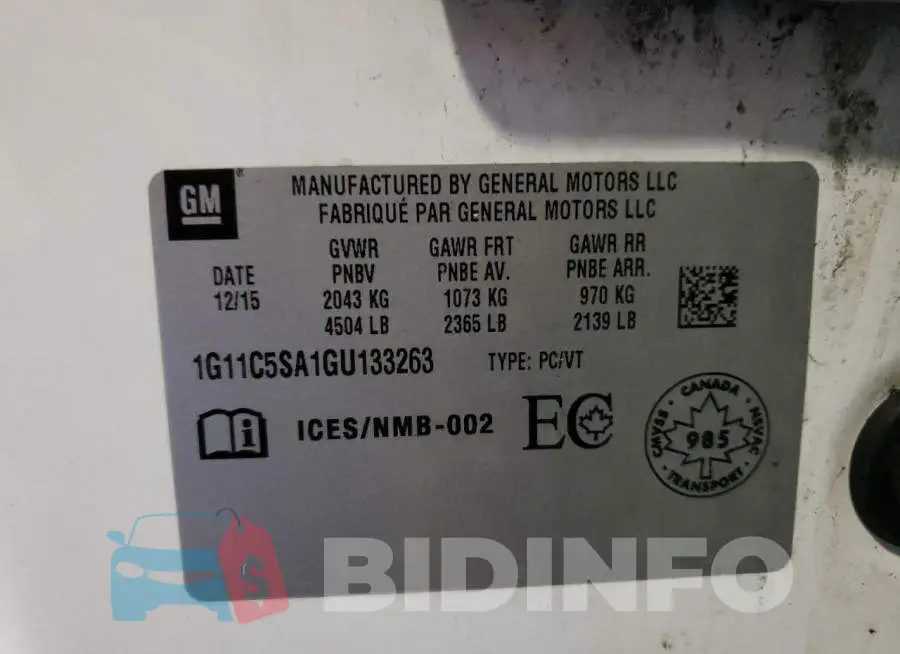 1G11C5SA1GU133263 Photo# 10