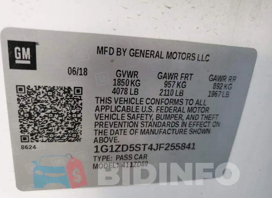 1G1ZD5ST4JF255841 Photo# 10