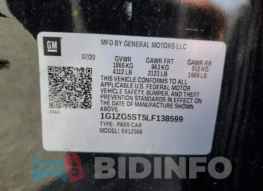 1G1ZG5ST5LF138599 Photo# 10