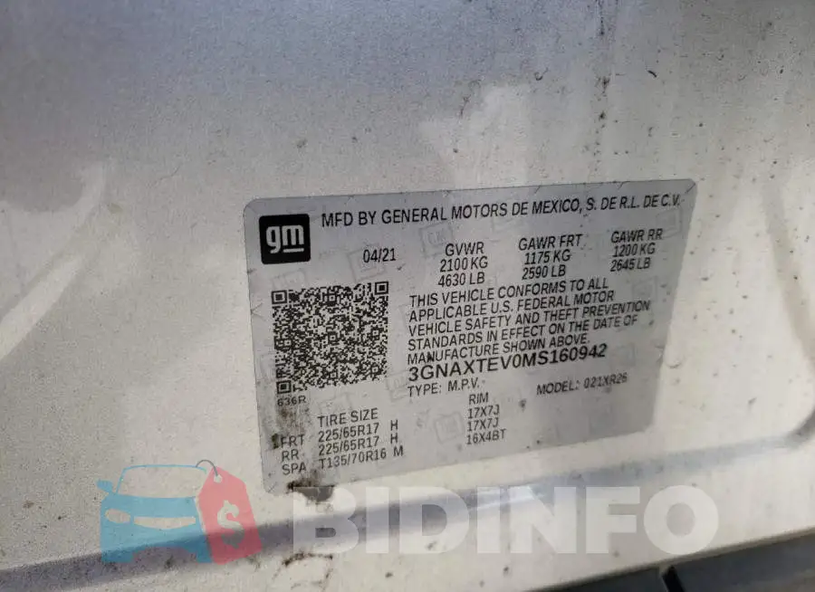3GNAXTEV0MS160942 Photo# 10