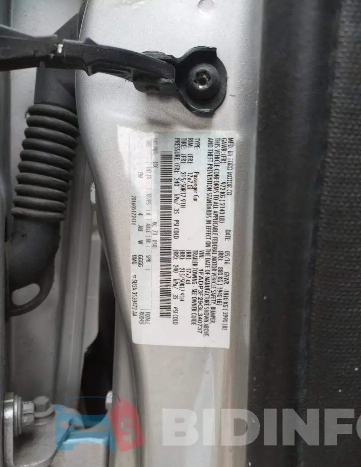 1FADP3F29GL340737 Photo# 10