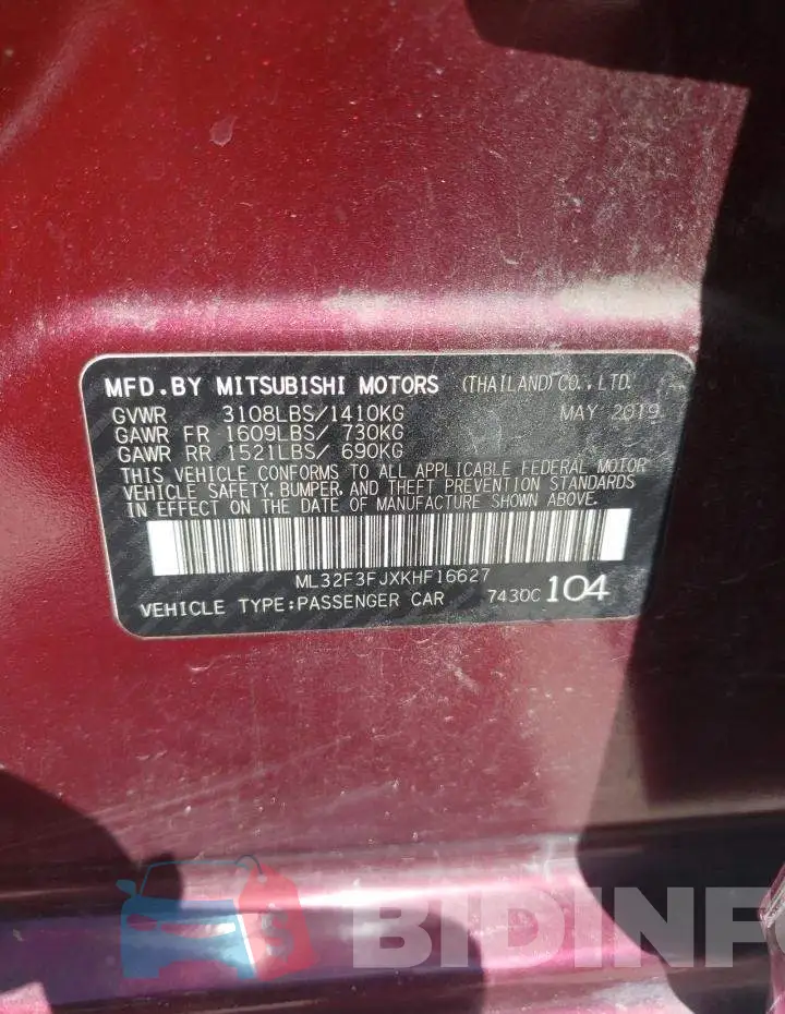 ML32F3FJXKHF16627 Photo# 10