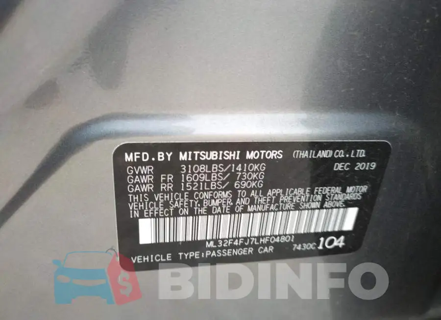 ML32F4FJ7LHF04801 Photo# 10