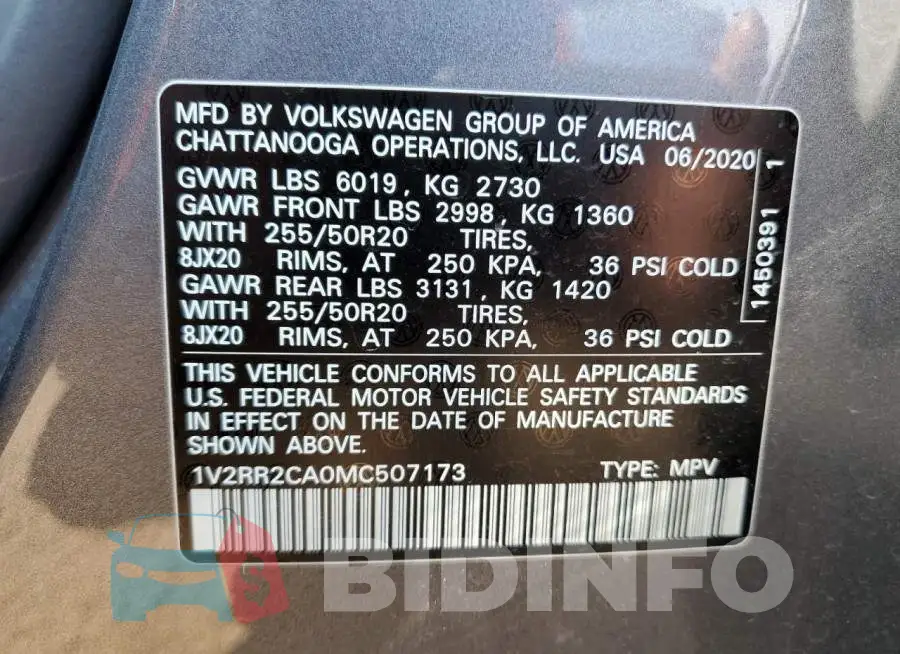 1V2RR2CA0MC507173 Photo# 10