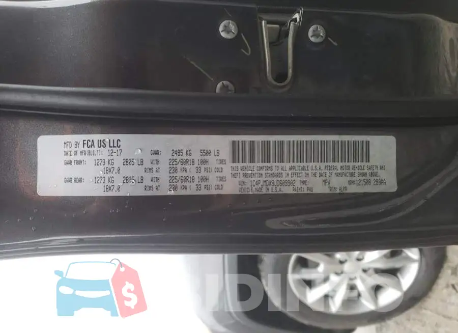 1C4PJMDX9JD609902 Photo# 10