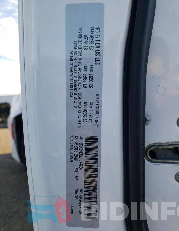 2C3CDXKTXJH144254 Photo# 10