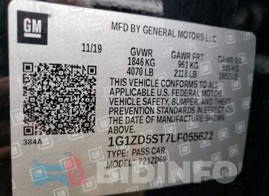 1G1ZD5ST7LF055622 Photo# 10