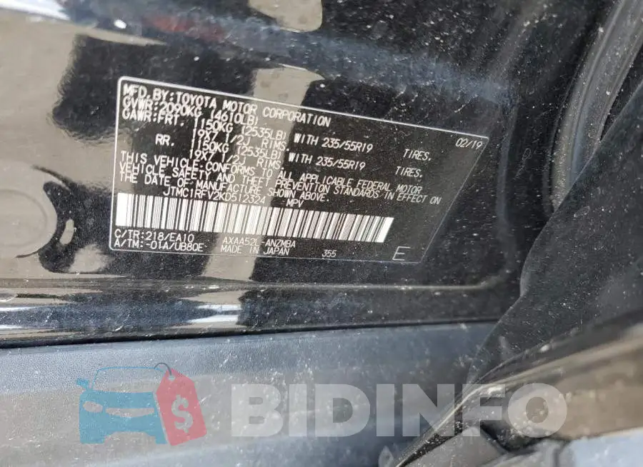 JTMC1RFV2KD512324 Photo# 10