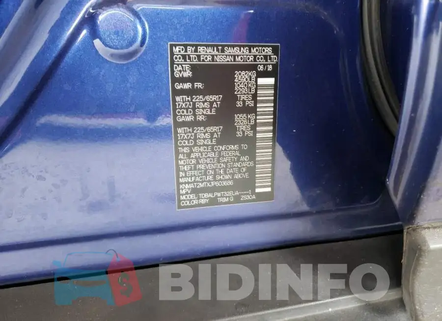 KNMAT2MTXJP603686 Photo# 10