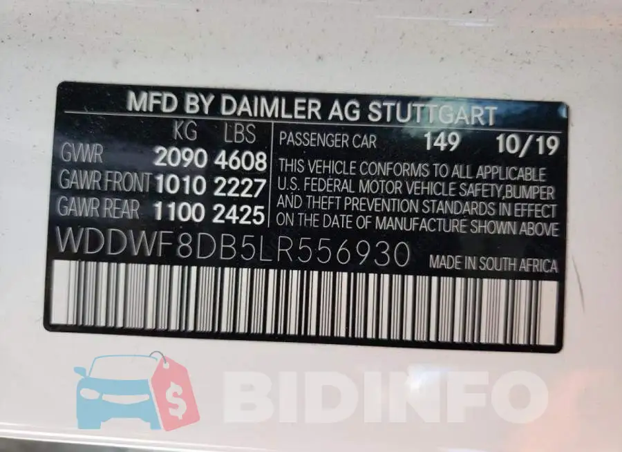WDDWF8DB5LR556930 Photo# 10