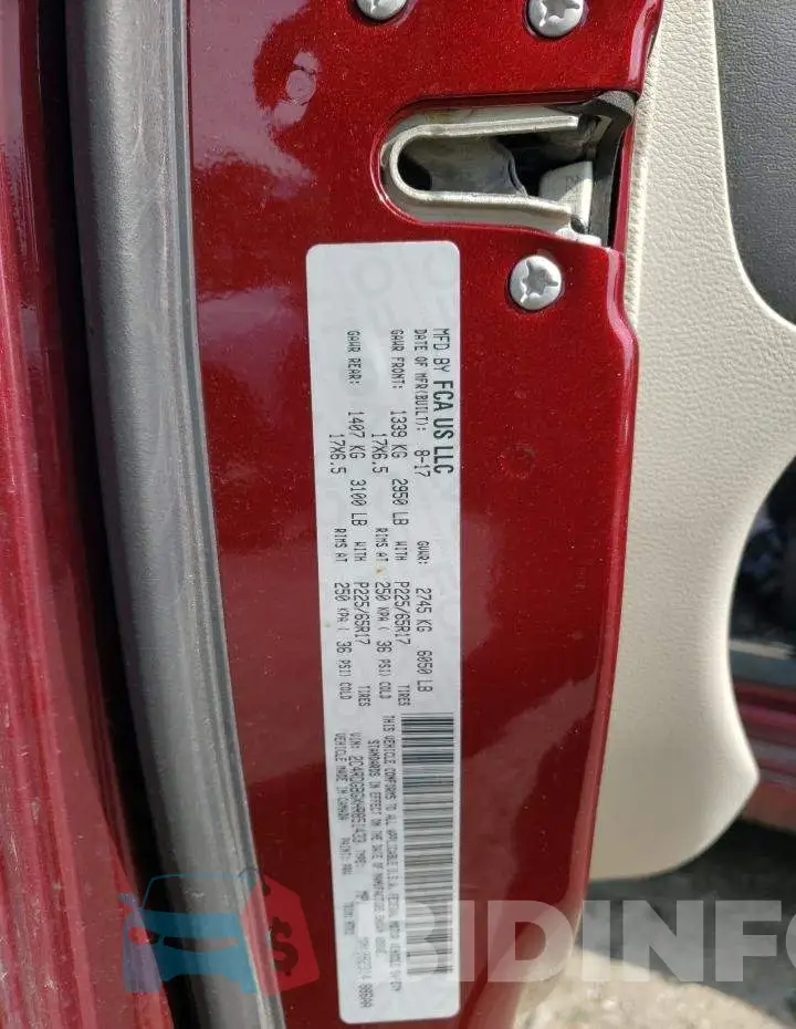 2C4RDGBGXHR851433 Photo# 10