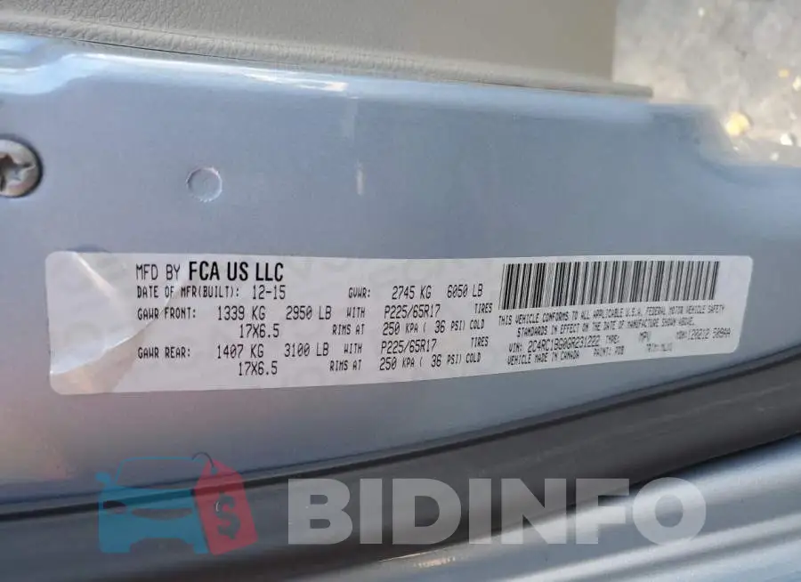 2C4RC1BG0GR231222 Photo# 10