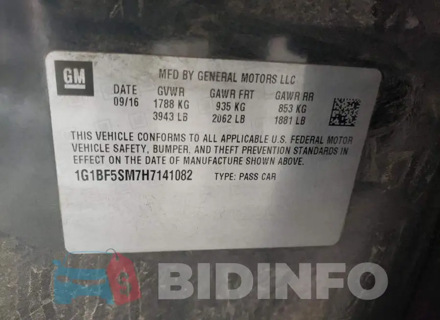 1G1BF5SM7H7141082 Photo# 10